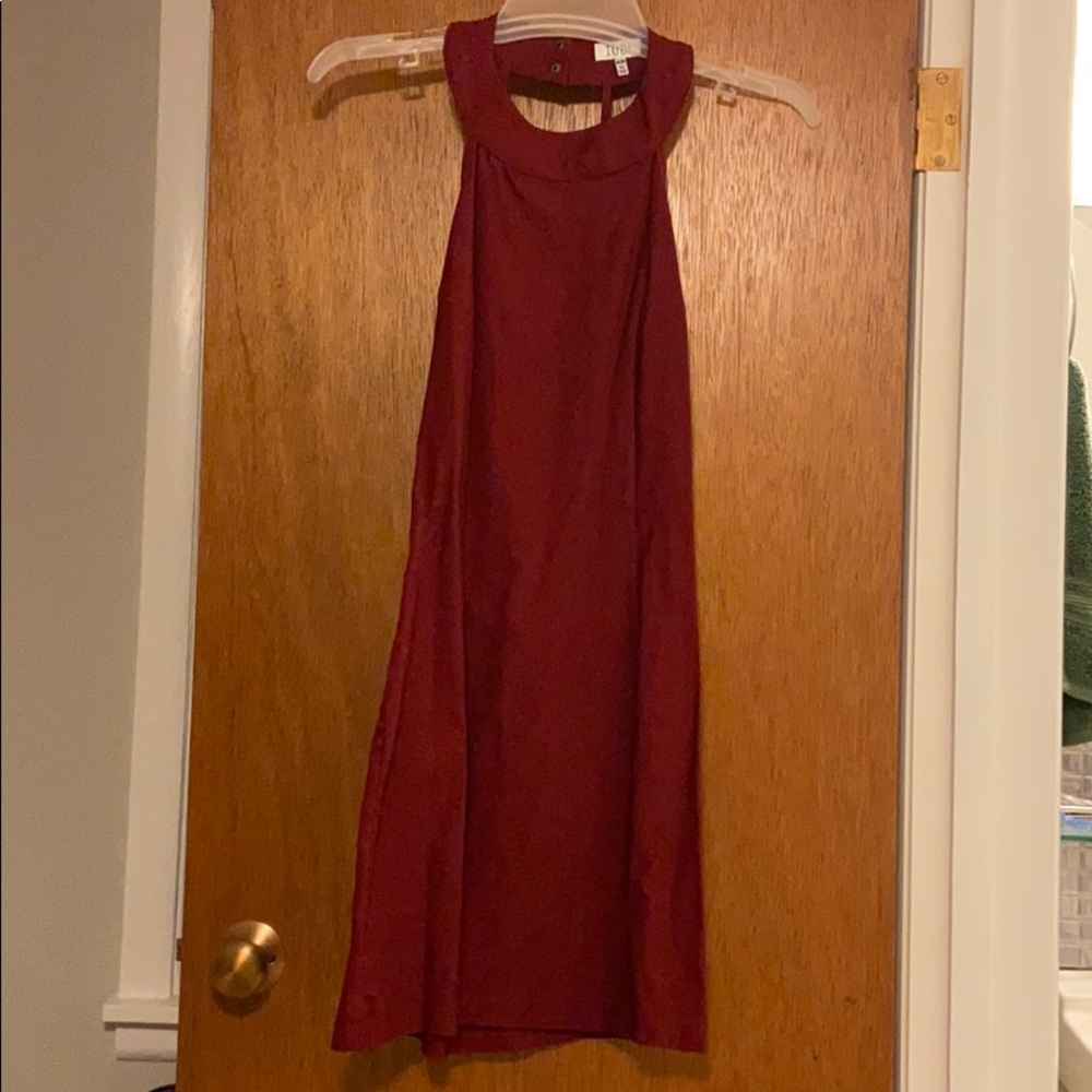 Red body con Tobi dress